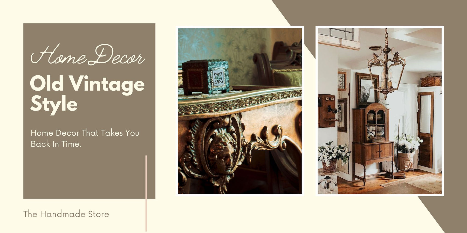 10 Old Vintage Home Decor Ideas (Easy to implement) - The Handmade Store