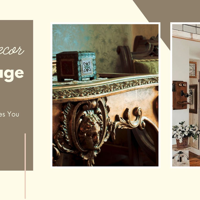 10 Old Vintage Home Decor Ideas (Easy to implement) - The Handmade Store