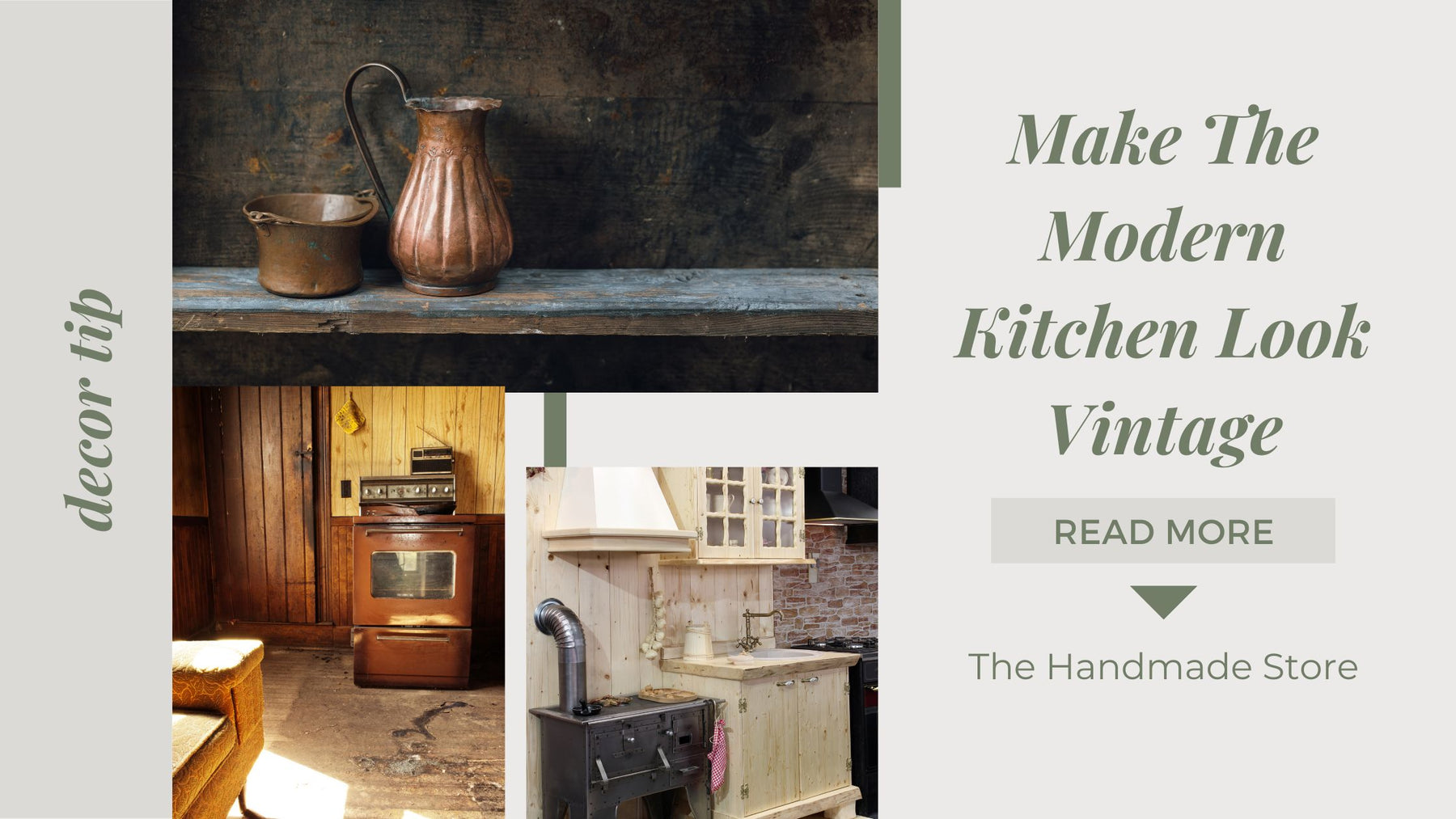 5 Tips To Make The Modern Kitchen Look Vintage - The Handmade Store