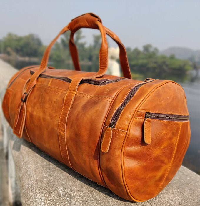tan leather holdall uk