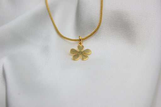 Gold Petal Pendant - Jewellery