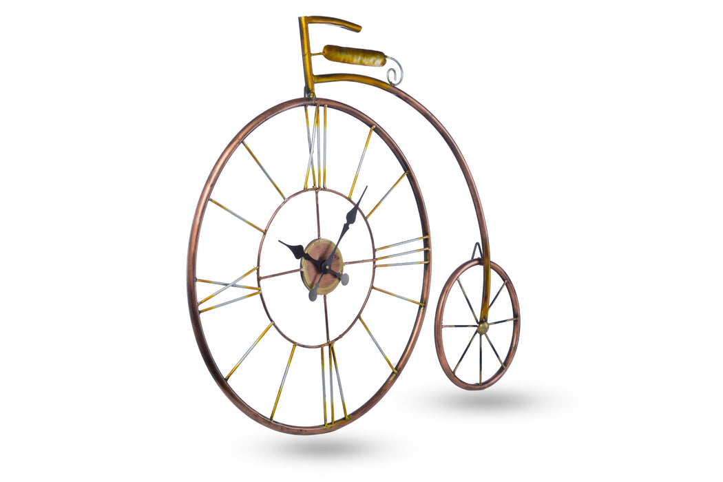 Antique Metal Wall Clock -