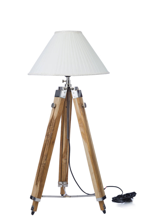wood tripod floor lamp