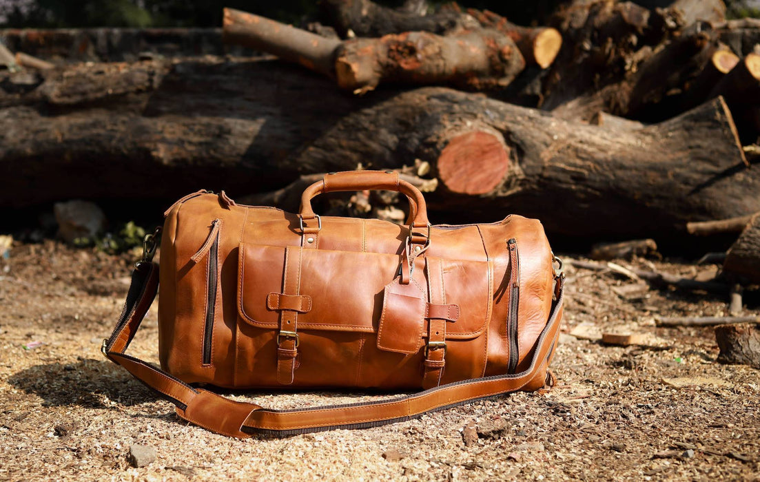 best quality leather duffle bags