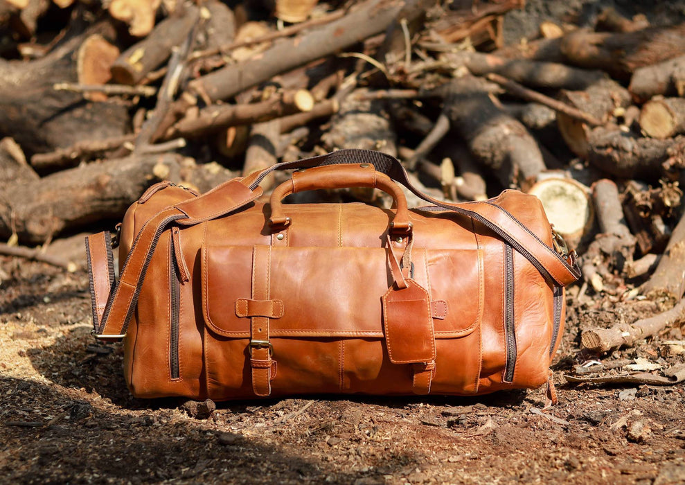 best quality leather duffle bag