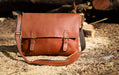 Vintage Tan Leather satchel