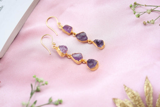 Gold Dangling Earnings - Jewellery