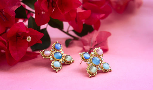 Multi Stone Earrings - Jewellery