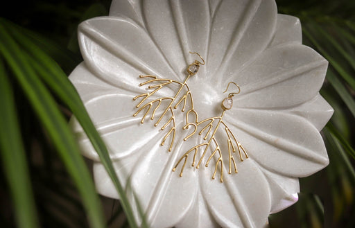 Tree Of Life Gold Earrings - Jewellery