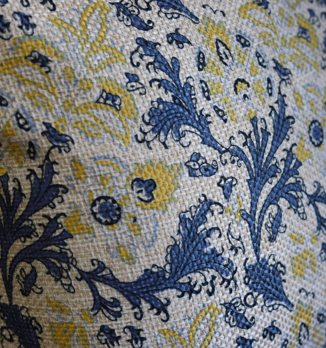 Blue Floral Print Cushion Cover - Cushion covers