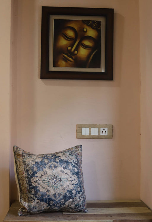 Grey Blue Cushion Covers - Cushion covers