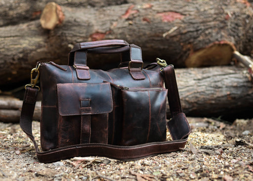 best rugged leather briefcase