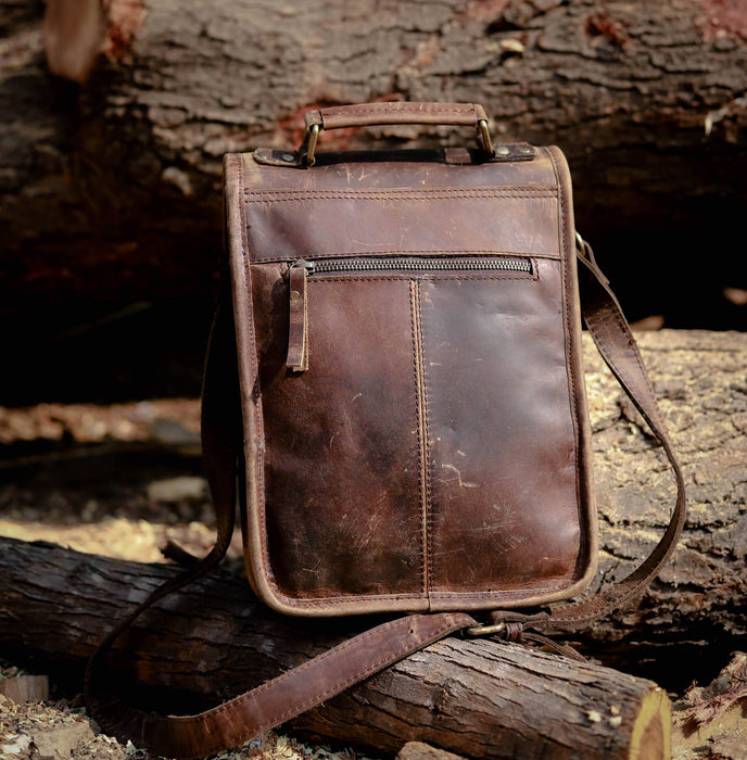leather ipad mini messenger bag