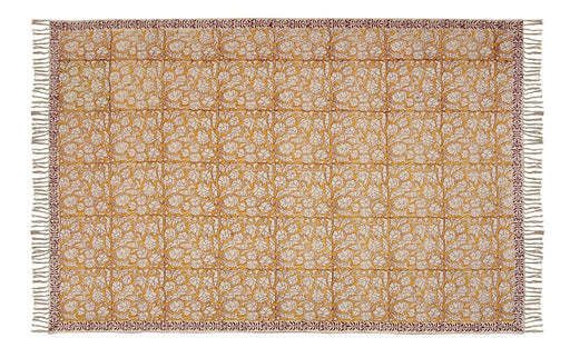Distressed Cotton Area Rug - Rugs