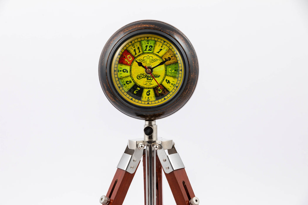 Standing clock for desk