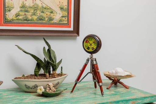 Tripod Table Clock