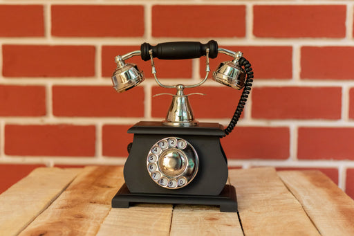 Vintage Black Rotary Telephone