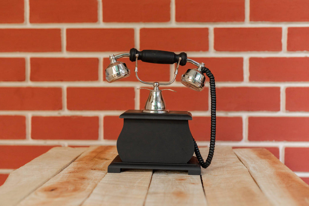 Vintage Wooden Telephone