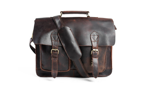 Rustic Leather Satchel