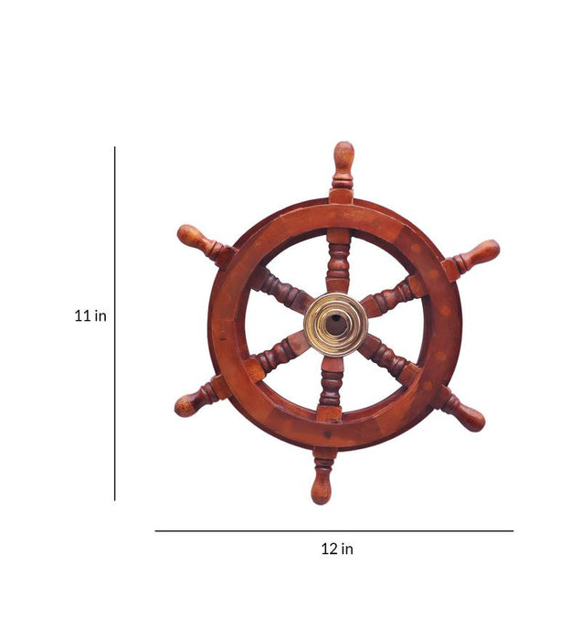ship wheel wall hanging