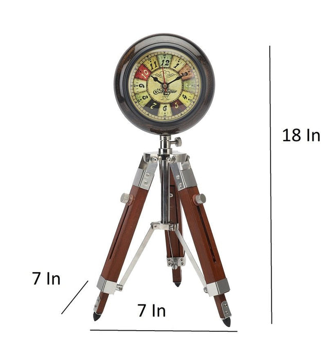 vintage desktop standing clock