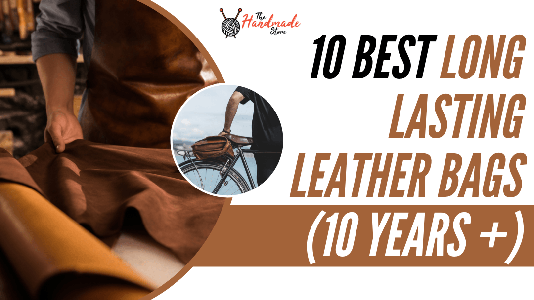 ITALY-Men's handmade genuine leather handbag with metal zip