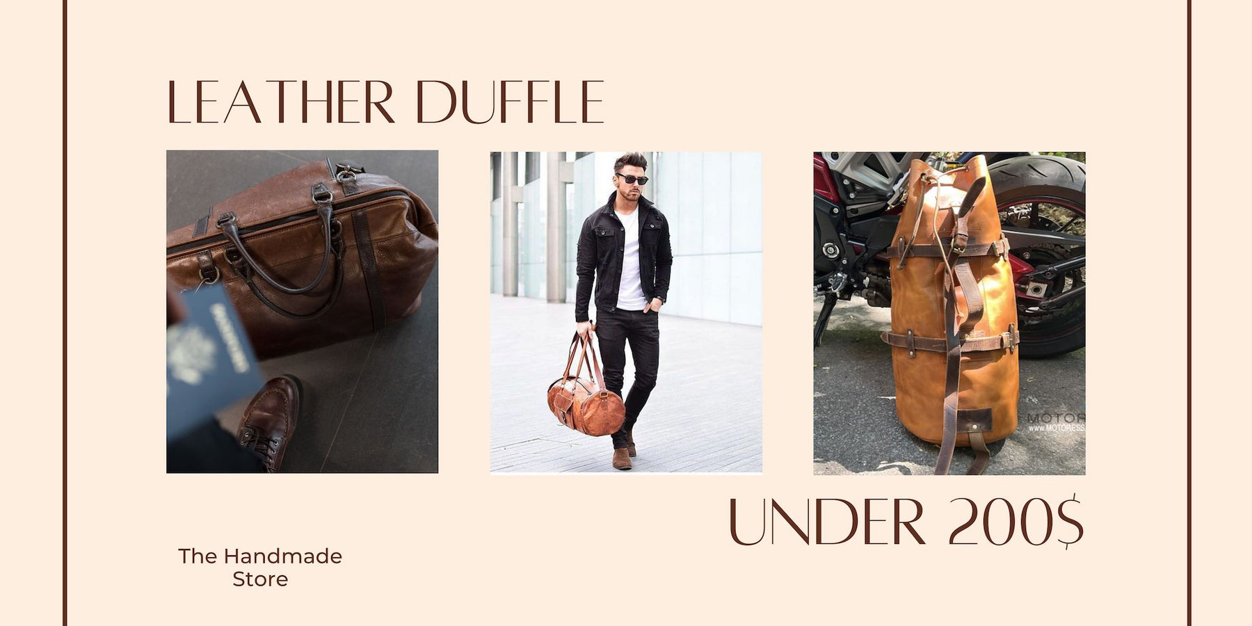 7 Affordable Brown Leather Duffle Bag (Under 200$) - The Handmade Store