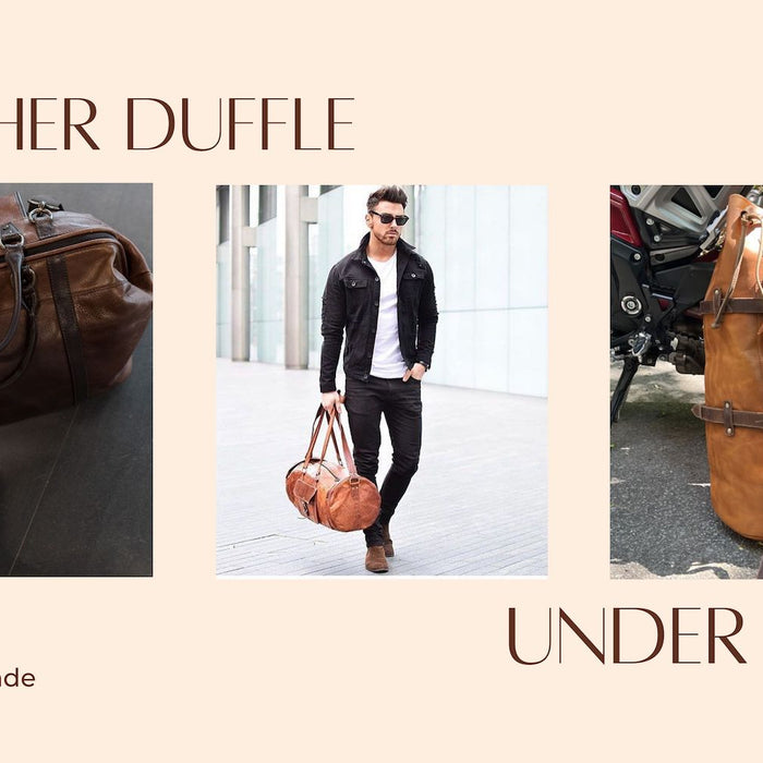 7 Affordable Brown Leather Duffle Bag (Under 200$) - The Handmade Store