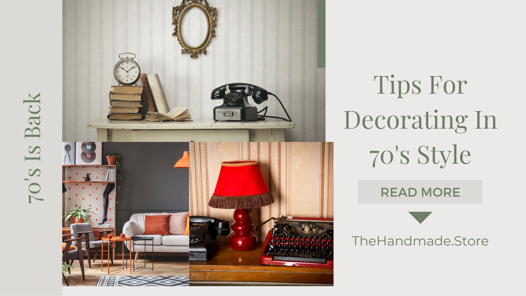 7 Tips to Decorate Your Home Interiors 70's Style! - The Handmade Store