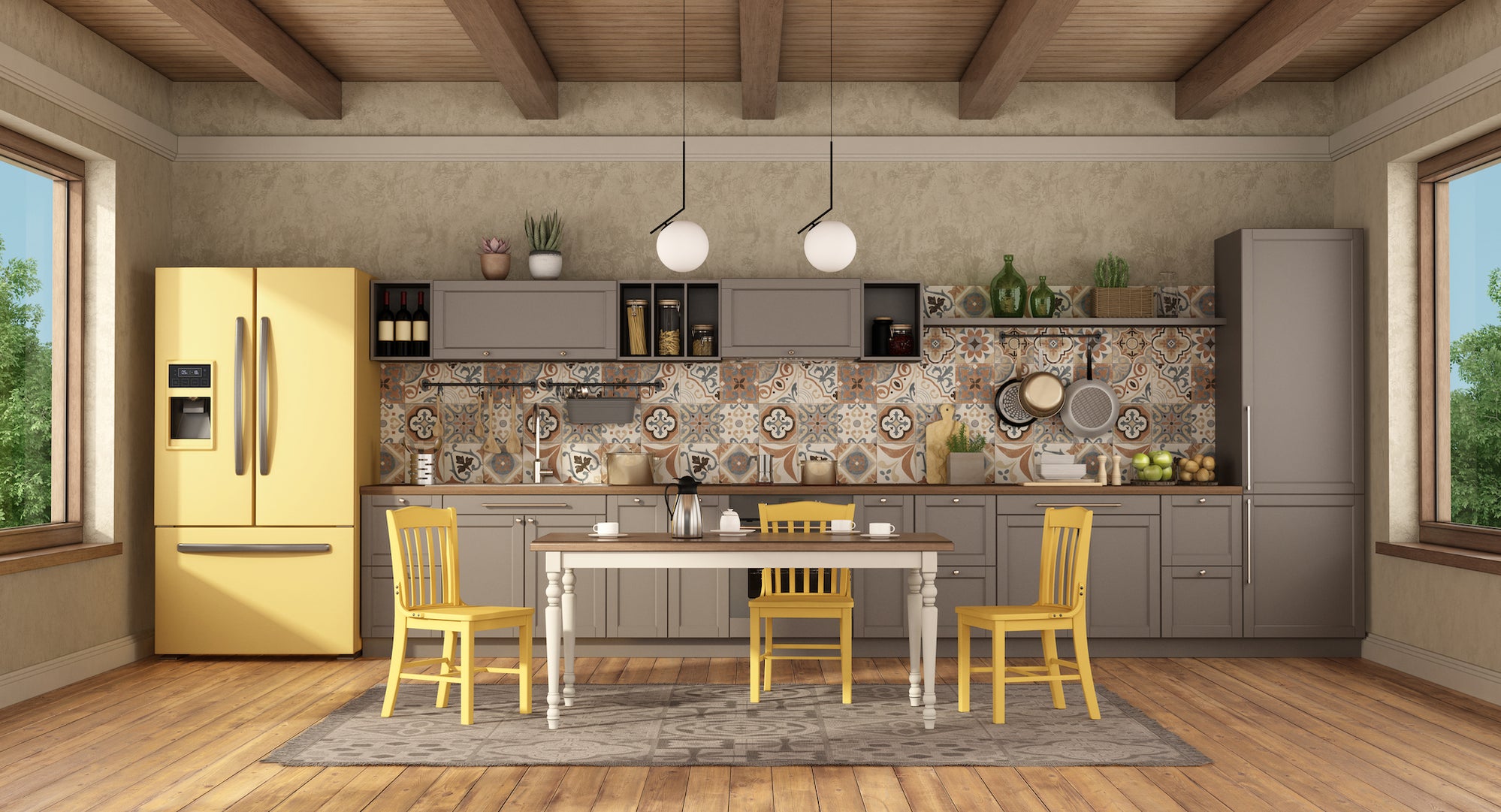 How To Decorate A Vintage Kitchen