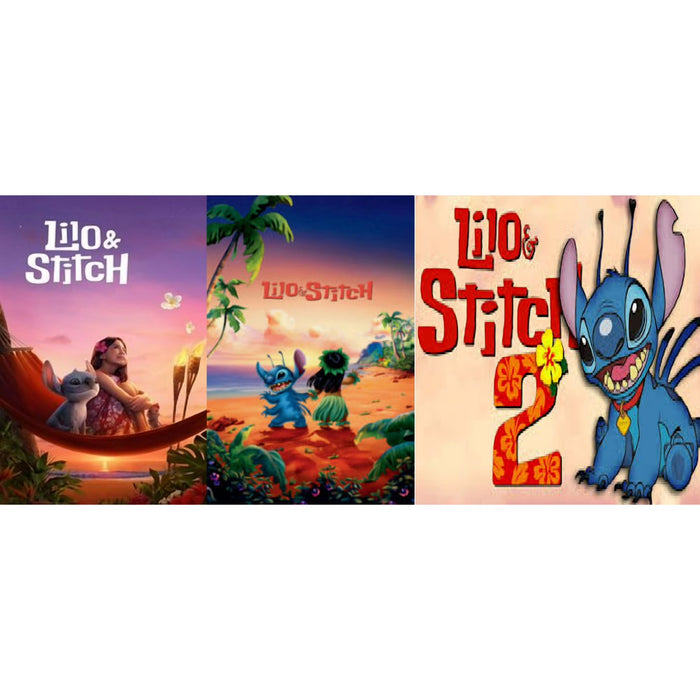 Lil0 & Stitch (2025) A Best Heart Touching Famliy Story [ Best 3 Movie Combo Collection DvD Box ]