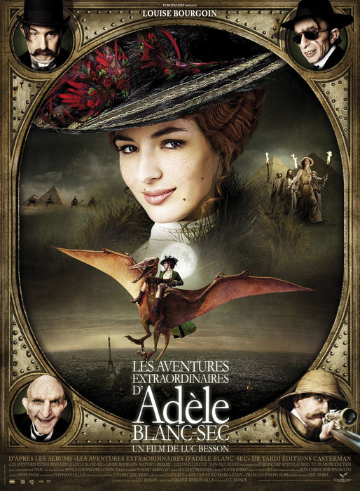 The Extraordinary Adventures of Adèle Blanc-Sec (2010) Movie DVD - [Fantasy,Adventure,Action,Mystery]