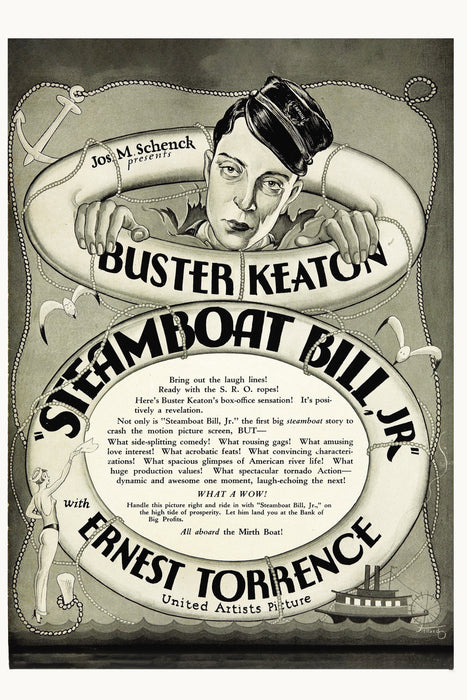 Steamboat Bill, Jr.&nbsp;(1928) Movie DVD