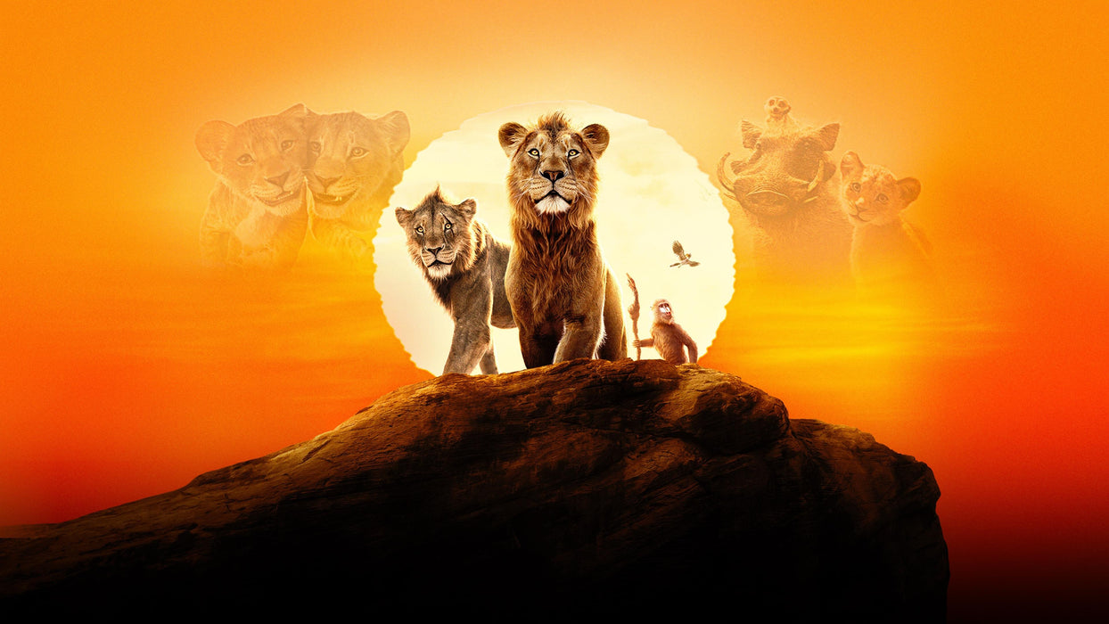 Mufasa: The Lion King (2024) DVD New Set [English Audio - Free Shipping]