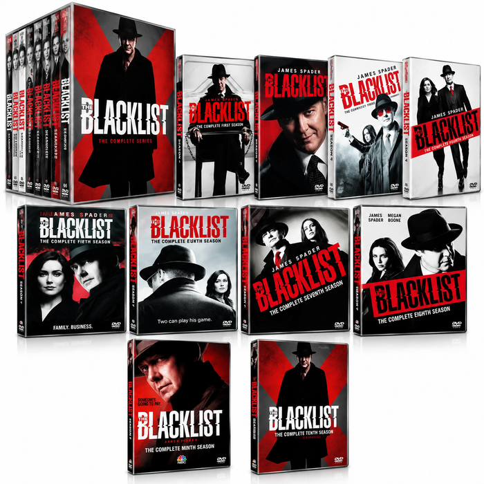 The Blacklist: The Complete Series Seasons 1-10 DVD