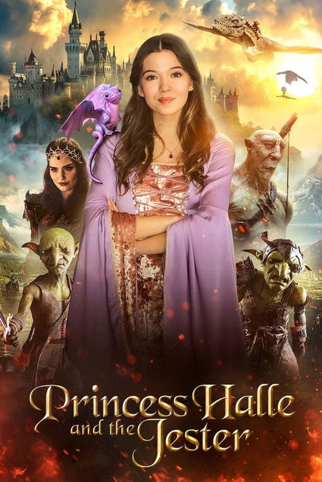 Princess Halle And The Jester (2024) English Movie DVD Caset