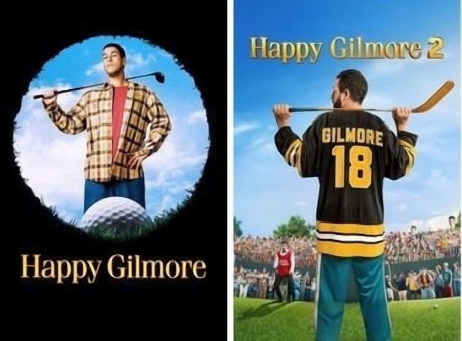 Happy Gilmore 2 Movie Collection (Happy Gilmore (1996) +Happy Gilmore 2 (2025)) DV D -Comedy