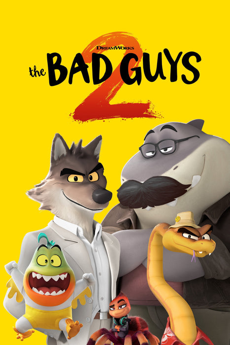 The Bad Guys 2 (2025) DVD - Family, Comedy, Crime, Adventure, and Animation