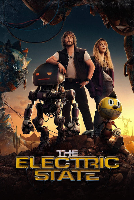 The Electric State (2025) DVD - Science Fiction, Adventure, and Action