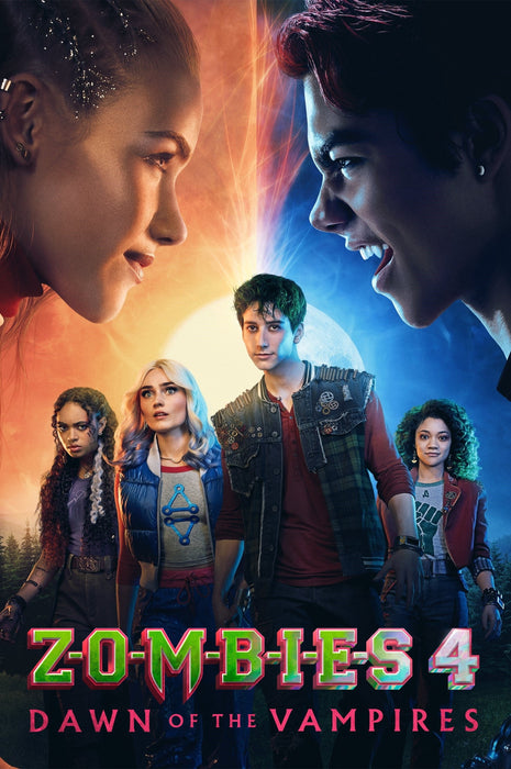 Zombies 4: Dawn of the Vampires (2025) DVD - Fantasy, Music, Romance, Adventure, Family, Comedy, and TV Movie