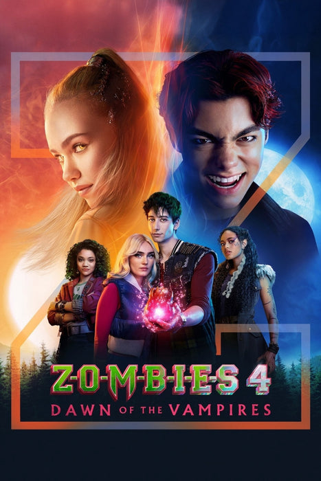 Zombies 4: Dawn of the Vampires (2025) DVD - Fantasy, Music, Romance, Adventure, Family, Comedy, and TV Movie