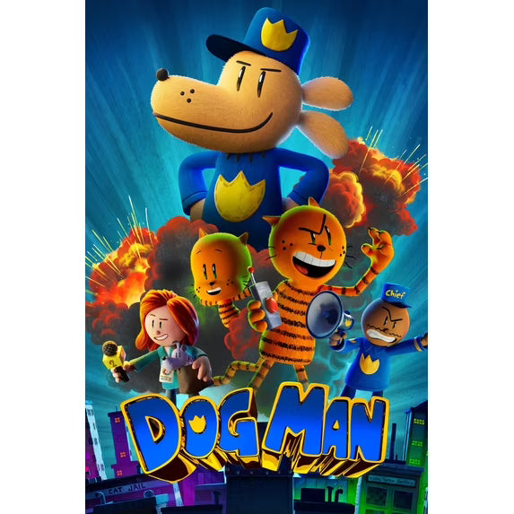 Dog Man (2025) DVD - Family, Comedy, Adventure, Animation, and Action