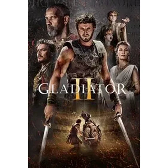 Gladiator II (2024) [Action,Adventure,Drama type] D V D With Case Box