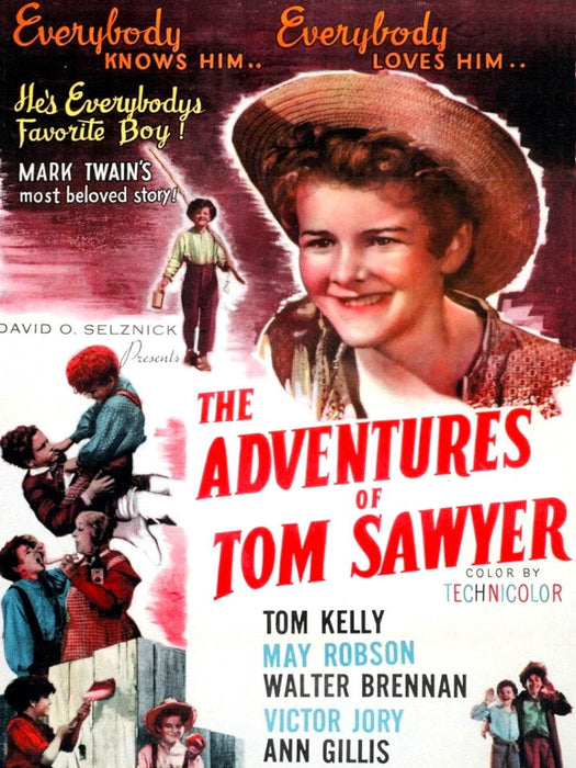 The Adventures of Tom Sawyer&nbsp;(1938) Movie DVD Adventure, Drama, Family