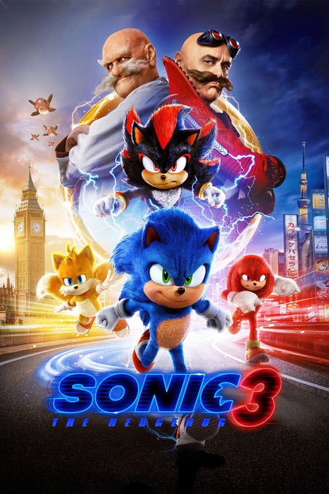 Sonic the Hedgehog 3 (2024) English Dvd Movie Box Set