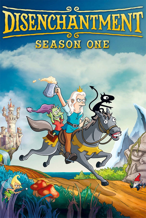 Disenchantment Season 1 DVD - Animation, Comedy, Action & Adventure, and Sci-Fi & Fantasy