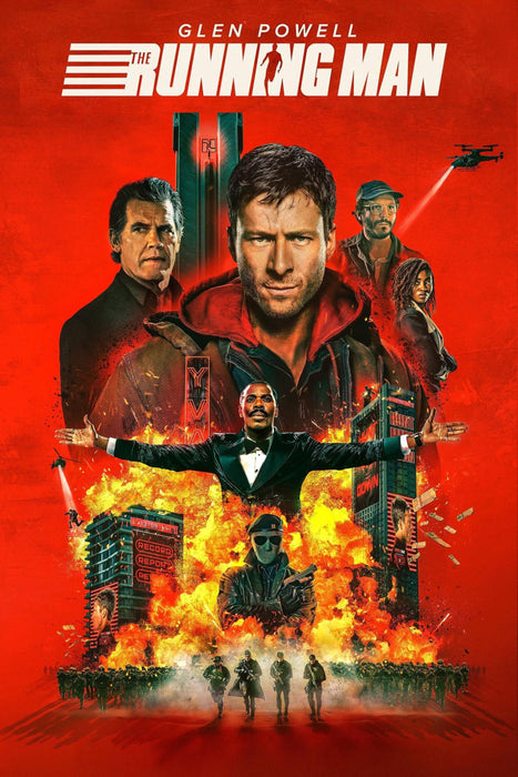 The Running Man (2025) DVD - Action, Thriller, and Science Fiction