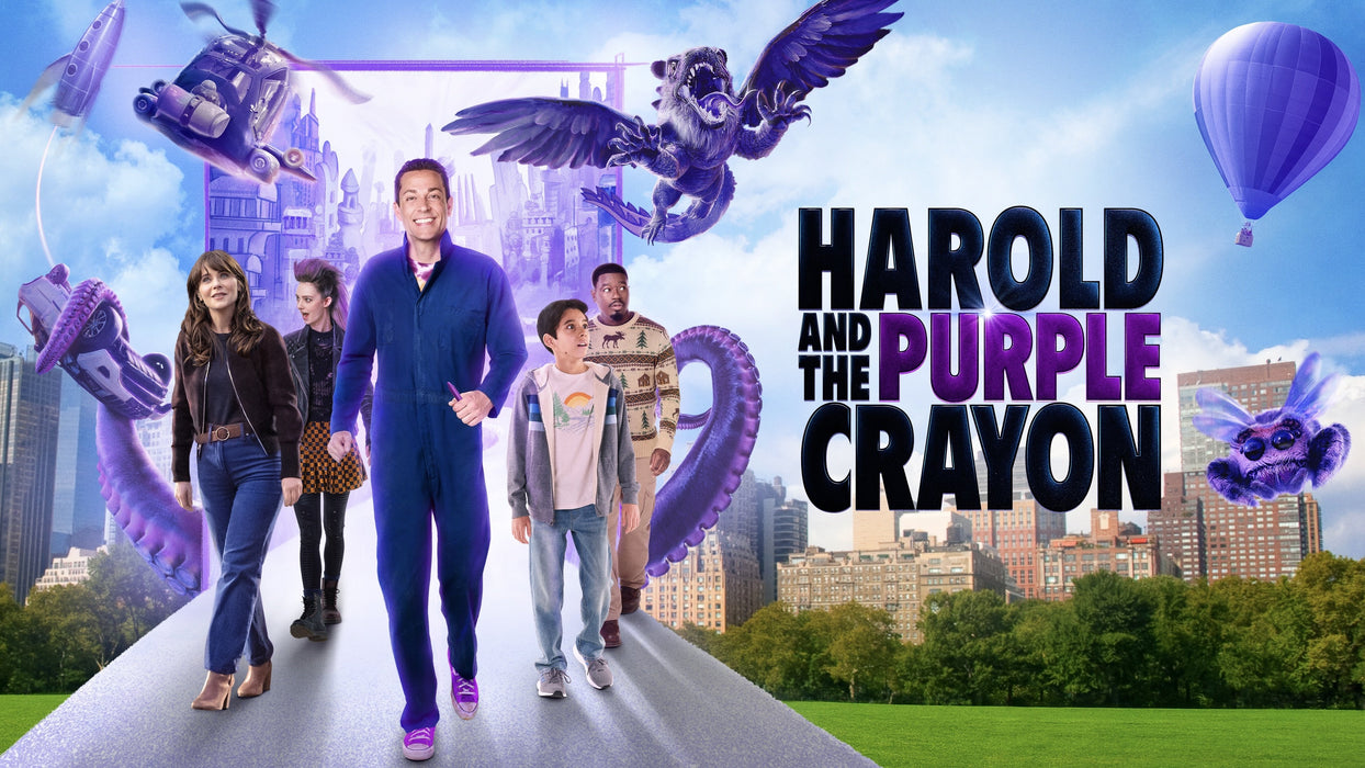 Harold and the Purple Crayon (2024) DVD New Set [English Audio - Free Shipping]