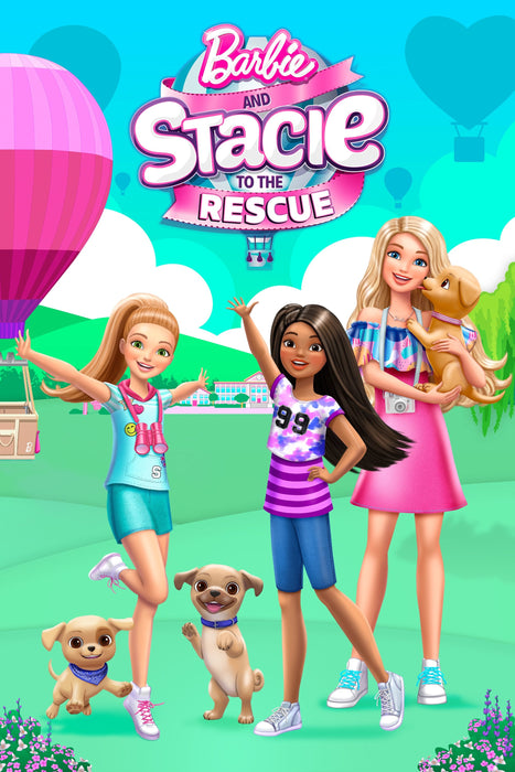Barbie and Stacie to the Rescue (2024) DVD New Set [English Audio - Free Shipping]