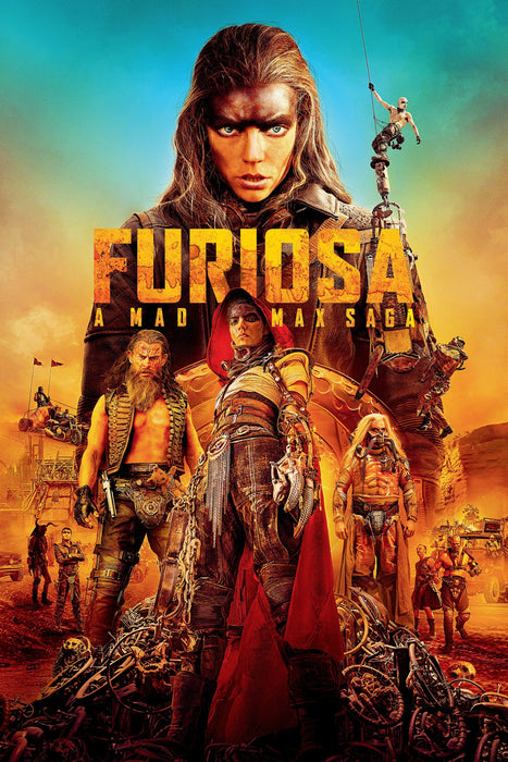 Furiosa: A Mad Max Saga (2024) DVD New Set [English Audio - Free Shipping]